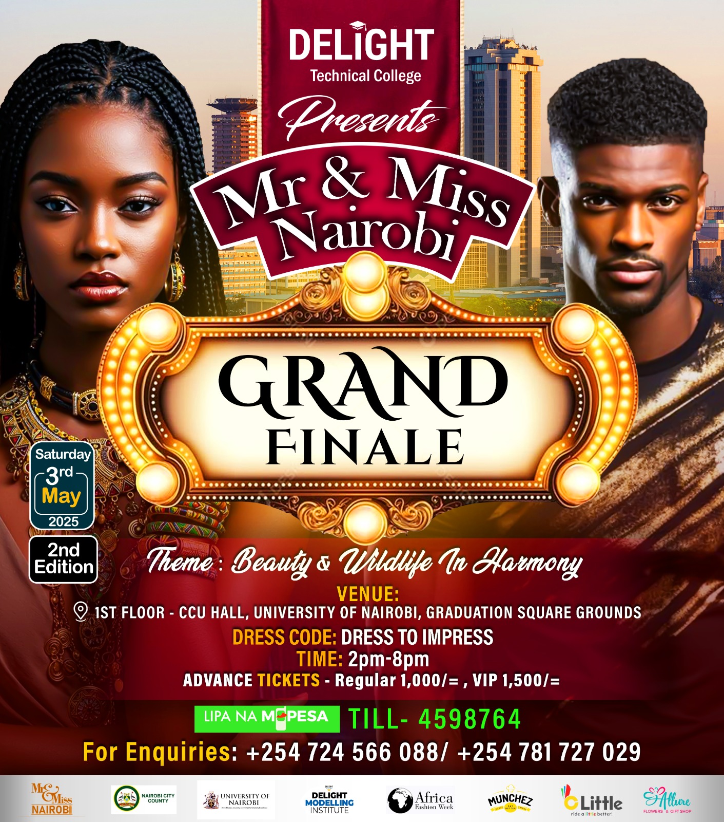 Mr. & Miss Nairobi 2025 — 2nd Edition
